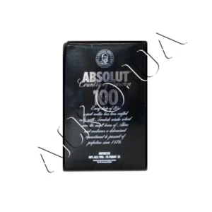 Горілка Абсолют Блек 100 (Absolut Black 100) у тетрапаку 3л